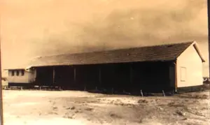 המבנה החדש של בית הספר 1960 הבניין המרכזי
